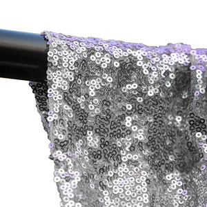 Di cerimonia nuziale Di Natale Decorazione Della Casa Della Luce Blu Grande Tessuto Paillettes <span class=keywords><strong>Tende</strong></span> con il Disegno Differente - Product Image 5