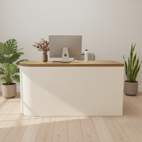 Bureau de réception moderne et fonctionnel de haute qualité pour les bureaux commerciaux avec matériau HDF