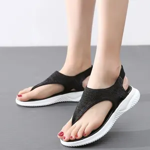 Ladies Fashion Lightweight High <strong>Arch</strong> <strong>Support</strong> Orthotic <strong>Flip</strong> <strong>Flop</strong> for Flat Feet Casual Comfortable Platform Sandals for Women - Product Image 1