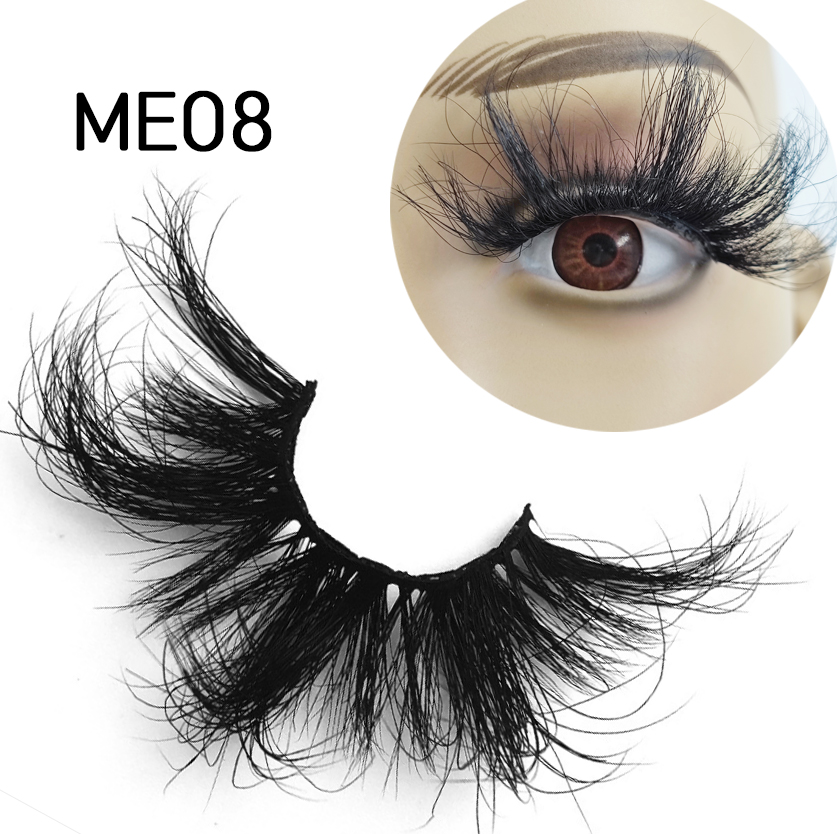 Мягкая упаковка для ресниц ручной работы 25 мм, оптовая продажа, Прямая поставка