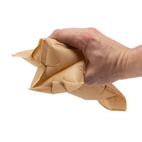 Film pour coussin d'air en papier kraft de taille personnalisée Film pour oreiller Emballage durable pour bouteilles en verre Matériau de protection pour coussin d'air