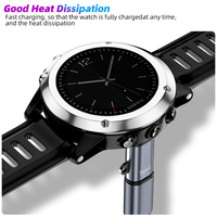 Adaptateur de câble de charge portable Eonline Type C/Micro USB femelle pour la charge des montres Garmin Fenix 7/7S/7X/6/6S/6X/5/5S/5X