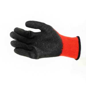 CY 13 poliéster látex fino resistente al desgaste suave cómodo antideslizante protección trabajo guantes antiarrugas fábrica - Product Image 4