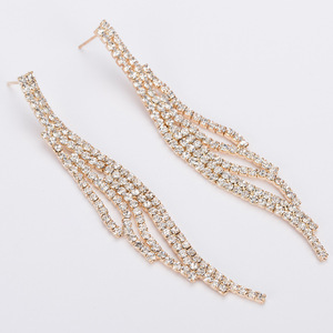 Pendientes de moda al por mayor <span class=keywords><strong>E464</strong></span> para comercio exterior, aretes largos con borlas, gran oferta - Product Image 5