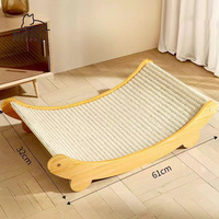 Canapé de luxe en forme de chat griffoir et lit papier ondulé écologique résistant aux rayures emballage en carton durable