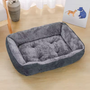 Lüks Yıkanabilir Çevre Dostu Kadife Katlanabilir Köpek ve Kedi Yatağı Kanepe Minderi Sağlam Su Geçirmez Taban Yumuşak Sıcak Evcil Hayvan Yatağı - Product Image 6