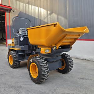 180 °   Caja de Carga Giratoria, Volquete de 4 Ruedas, Volquete Hidráulico de 2 Toneladas, Motor Diésel KUBOTA de 2000 - Product Image 2