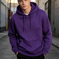 Sweat-shirt streetwear épais et court, personnalisé avec logo d'usine, style oversize pour l'hiver