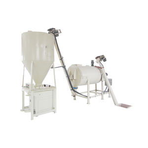 Máquina mezcladora de adhesivos para azulejos Línea de producción de mortero seco Máquina para hacer pegamento para azulejos - Product Image 5