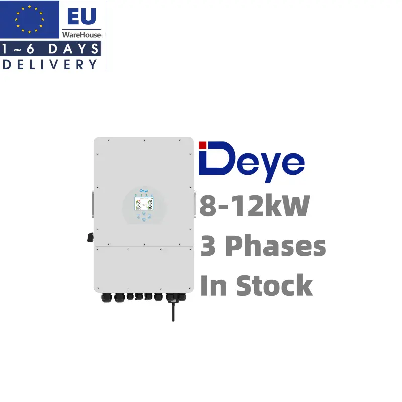 Deye kho châu Âu điện áp thấp ba giai đoạn lai biến tần Giá tinh khiết Sine Wave năng lượng mặt trời Power Inverter