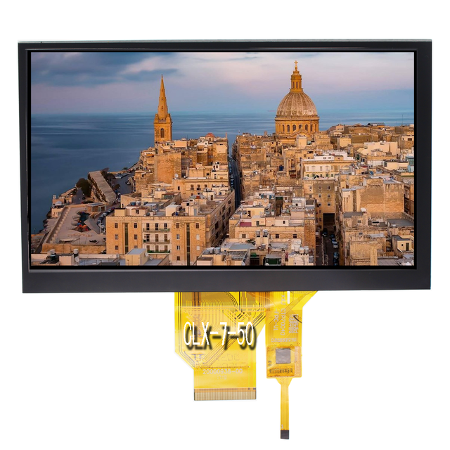 7 Inch TFT Display Capacitance Touch Panel LCD Display Module with 50PIN 24 Bit Interface 800x480 Resolution Driver IC HX8664B