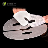 Masque Facial en Tissu Argent Anti-Âge de Marque Privée, Hydratant et Réducteur de Rides, Crème de Soin à Cellules Souches de Pomme