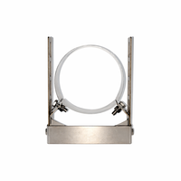 Support mural en acier inoxydable sur mesure OEM pour système de cheminée à double paroi de 80 mm