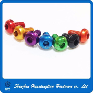 China Manufacture M2 M3 M4 M5 M6 Hexagon <strong>Socket</strong> Countersunk Head Anodized Aluminum <strong>Screws</strong> - Product Image 2