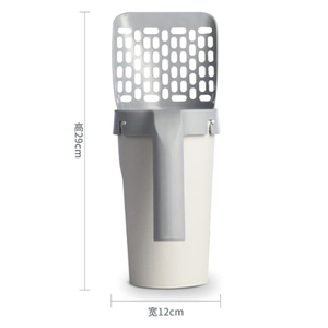 Forniture per la pulizia degli animali domestici ad alta capacità pala portatile per lettiera per gatti pulizia rimovibile Scooper per lettiera con sacchetti di cacca - Product Image 3