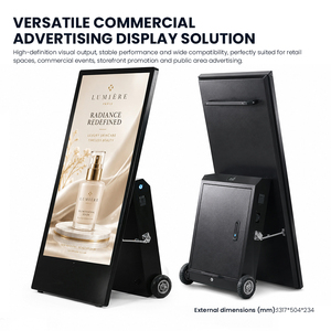Pantalla LCD Portátil <span class=keywords><strong>para</strong></span> <span class=keywords><strong>Publicidad</strong></span> Exterior de 55 Pulgadas, Pantalla Digital de Alta Luminosidad <span class=keywords><strong>para</strong></span> Carteles Publicitarios en Comercios - Product Image 3