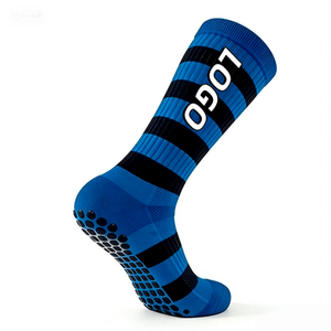 ถุงเท้ากีฬาลายทางกันลื่นสำหรับฝึกซ้อมฟุต<span class=keywords><strong>บอล</strong></span>พร้อมโลโก้แบบกำหนดเอง - Product Image 3