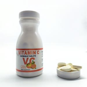Tablet kecantikan rasa oranye dewasa dengan dukungan sistem imun Vitamin C & dosis pil kulit sehat - Product Image 3