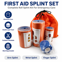 Kit de premiers secours d'urgence médicale pour bras et jambes cassées, fractures, avec bandage adhésif