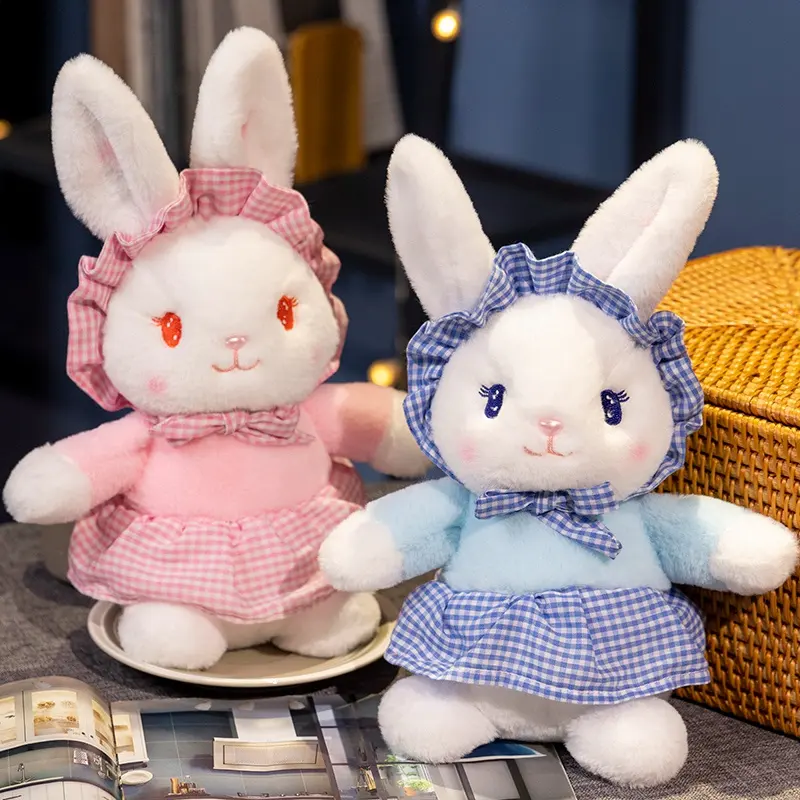 New Design Customized Stuffed Cute Animal Lolita Rabbit Toy Children Gifts