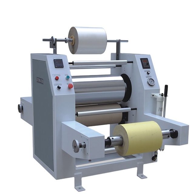 Automatic Rotary Paper Laminator Roll to Roll Sticker Label Laminating Machine