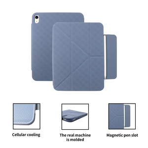 เคสอัจฉริยะพับได้หลายมุมสำหรับไอแพดโปร <span class=keywords><strong>12.9</strong></span> พร้อมที่ใส่ดินสอ ฟังก์ชั่นเปิด/ปิดอัตโนมัติ น้ำหนักเบา กันกระแทก ผลิตจาก TPU นิ่ม - Product Image 4