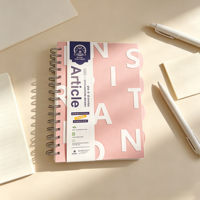 Cahier spirale 5 sujets, cahier spirale personnalisé avec intercalaires et onglets