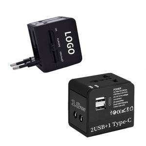 2026 International Universal Travel <b>Plug</b> Adaptor Global <b>Usb</b> with ABS Eco-friendly Material - Product Image 1