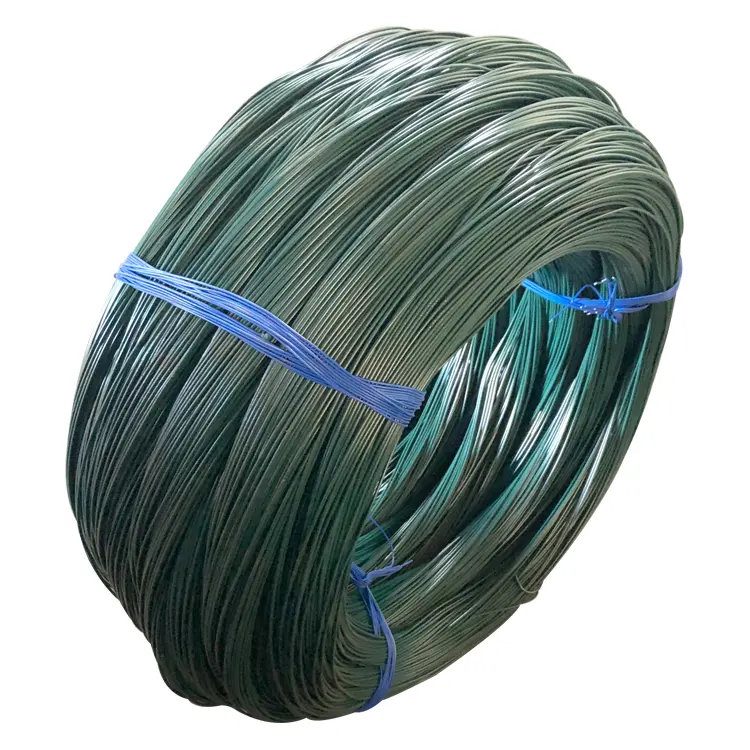 Iyi fiyat küçük bobin tel PVC/plastik kaplı demir tel makinesi bobin bağlama teli