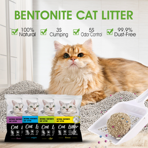 <span class=keywords><strong>Arena</strong></span> <span class=keywords><strong>para</strong></span> <span class=keywords><strong>Gatos</strong></span> de Bentonita en Bolas, Altamente Absorbente, de Alta Aglomeración, Control de Olores, Bajo Contenido de Polvo, con Fragancia Personalizada, Superventas - Product Image 3