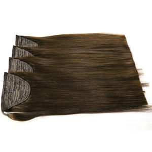 Cordon <span class=keywords><strong>de</strong></span> serrage à enrouler <span class=keywords><strong>naturel</strong></span> 100% cheveux humains vierges, <span class=keywords><strong>queue</strong></span> <span class=keywords><strong>de</strong></span> <span class=keywords><strong>cheval</strong></span> naturelle lisse et soyeuse - Product Image 3