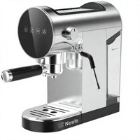 Machine à expresso électrique programmable 1360W, thermobloc, 20 bars haute pression, pour tasse simple/double, avec porte-filtre moulé sous pression 51mm