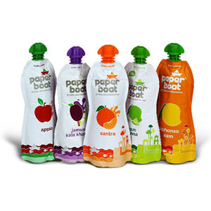 Pochette à jus personnalisée avec bec verseur, sacs de boissons personnalisés, votre design, bec verseur pour jus, lait, bière, liquide, emballage - Product Image 4