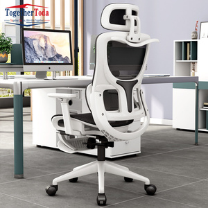 Chaise de bureau professionnelle à dossier haut, chaise réglable, chaise de direction ergonomique - Product Image 2