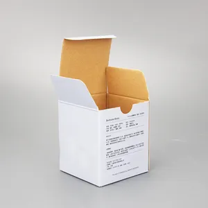 Boîte-cadeau d'emballage de papier au détail écologique boîtes cosmétiques boîte-cadeau d'emballage de papier de maquillage