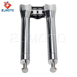 Elevador de manillar de motocicleta, abrazadera de retroceso, elevación recta de 10 "+ 1" para Halrey Softail Deluxe Standard <span class=keywords><strong>Fat</strong></span> Boy Special Breakout - Product Image 5