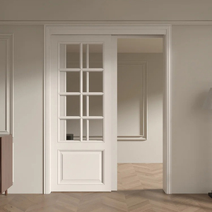 <span class=keywords><strong>Rail</strong></span> suspendu intérieur de maison villa personnalisé portes coulissantes rétro français balcon cuisine chambre à coucher <span class=keywords><strong>porte</strong></span> à <span class=keywords><strong>double</strong></span> cloison en aluminium - Product Image 2