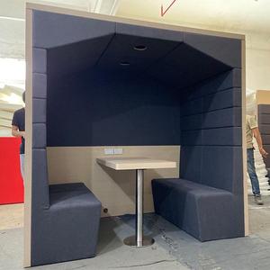 Estuche de ventas reales, nuevo modelo, sofá de oficina, pantalla de vídeo, juego de sofá Seccional de Metal para talleres, salas de recepción, bibliotecas, <span class=keywords><strong>bancos</strong></span> - Product Image 5