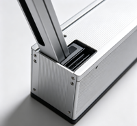 Échantillons de caméra documentaire en aluminium, scanner de bureau personnalisé, service de traitement de précision de cadre en alliage d'aluminium usiné CNC