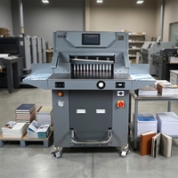 Máquina Cortadora de Papel Hidráulica Industrial de 720 mm, Cortadora de Guillotina CNC Programable para Impresión Offset y Recorte de Libros
