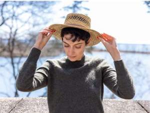 Banda <span class=keywords><strong>de</strong></span> piel sintética tejida a mano personalizada para hombre, sombrero <span class=keywords><strong>de</strong></span> paja para pesca y protección solar - Product Image 5