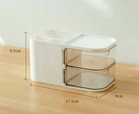 Portalápices multifuncional de nuevo estilo, organizador de oficina Rectangular, técnica de inyección, almacenamiento de cosméticos para el hogar, la escuela y la Oficina