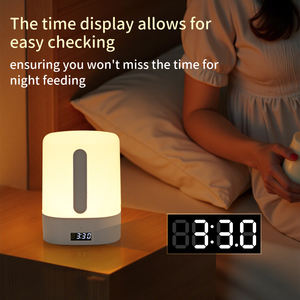 Mini lámpara de <span class=keywords><strong>noche</strong></span> con control remoto, lámpara de escritorio recargable, lámpara de <span class=keywords><strong>noche</strong></span> para dormitorio, lámpara de alimentación para bebés, lámpara de sueño con protección ocular - Product Image 4