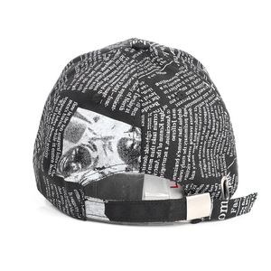 New <b>Hat</b> 2020 Newspaper Print Baseball Cap Unisex Casual Polyester Cotton Canvas <b>Duck</b> Bill <b>Hat</b> - Product Image 4