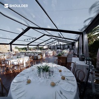 Tente de réception pour 500 personnes, magnifique, imperméable, résistante au vent, pour mariage, cérémonie, événements, avec décoration