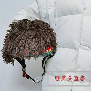 Personnalisable drôle tactique Sports de plein air et équipement de divertissement personnalisable Cosplay bandeau perruque indien <span class=keywords><strong>Dreadlocks</strong></span> casque - Product Image 6