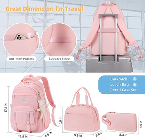 Laptop Personalizada para Mujer, Linda Mochila de Viaje para Mujer, Bolso Profesional para Computadora, Mochila, Bolsa para Libros, Set de Mochilas Escolares - Product Image 4