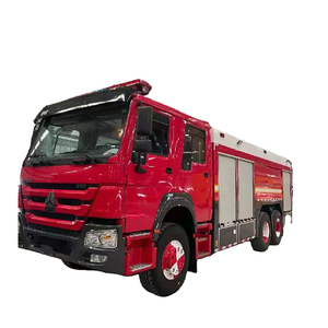 2025 año SINOTRUK exportación Sinotruk Howo nuevo 6x4 Euro 6 gran capacidad tanque de almacenamiento de agua rescate de emergencia aeropuerto choque Vehículo de fuego para la venta - Product Image 6