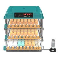 Vente d'usine d'incubateurs : Machine d'incubation d'œufs de volaille entièrement automatique de 192 capacités, 220V 110V 12V avec certificat CE