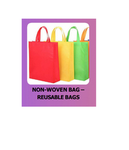 Sacs réutilisables en tissu non tissé de qualité supérieure, écologiques, tissu résistant, idéal pour les courses, les usages quotidiens, impression promotionnelle - Product Image 4